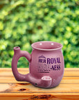 Small Pink Smoking Pipe Mug - inhalco