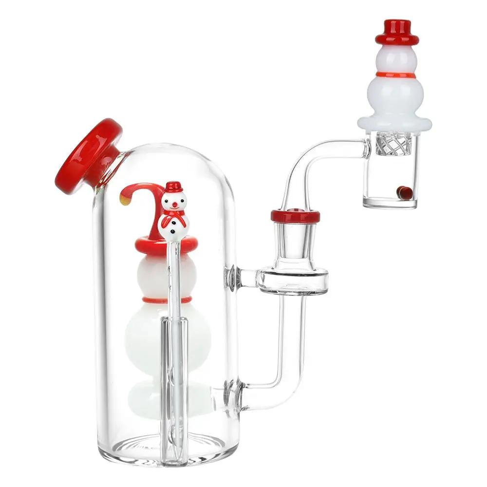 Smiling Snowman Dab Rig Set - inhalco