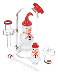 Smiling Snowman Dab Rig Set - inhalco