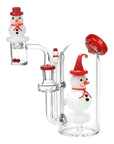 Smiling Snowman Dab Rig Set - inhalco