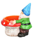 Smoking Gnome Mushroom Portable Ashtray