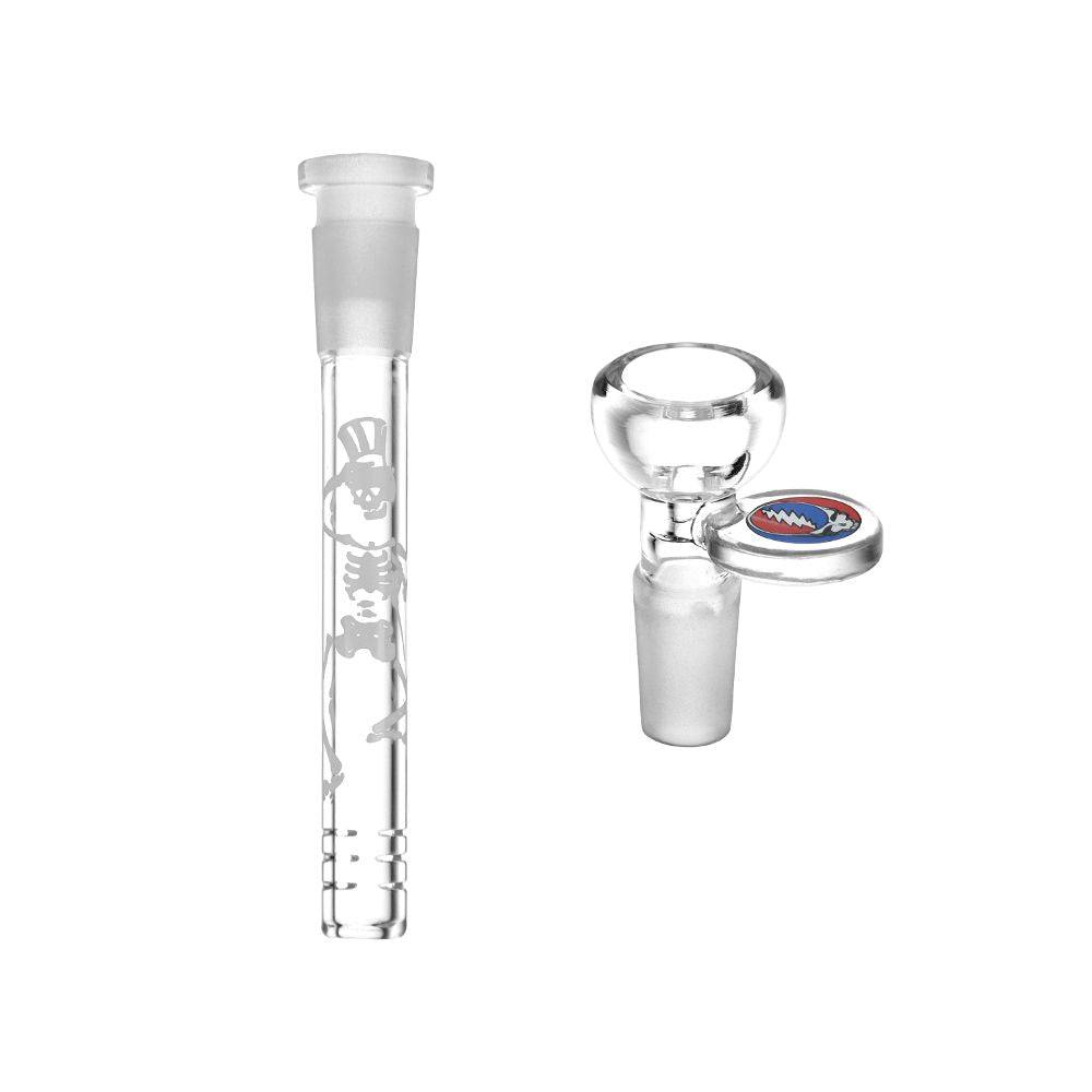 Space Your Face Straight Tube Glass Bong - inhalco