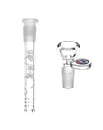 Space Your Face Straight Tube Glass Bong - inhalco