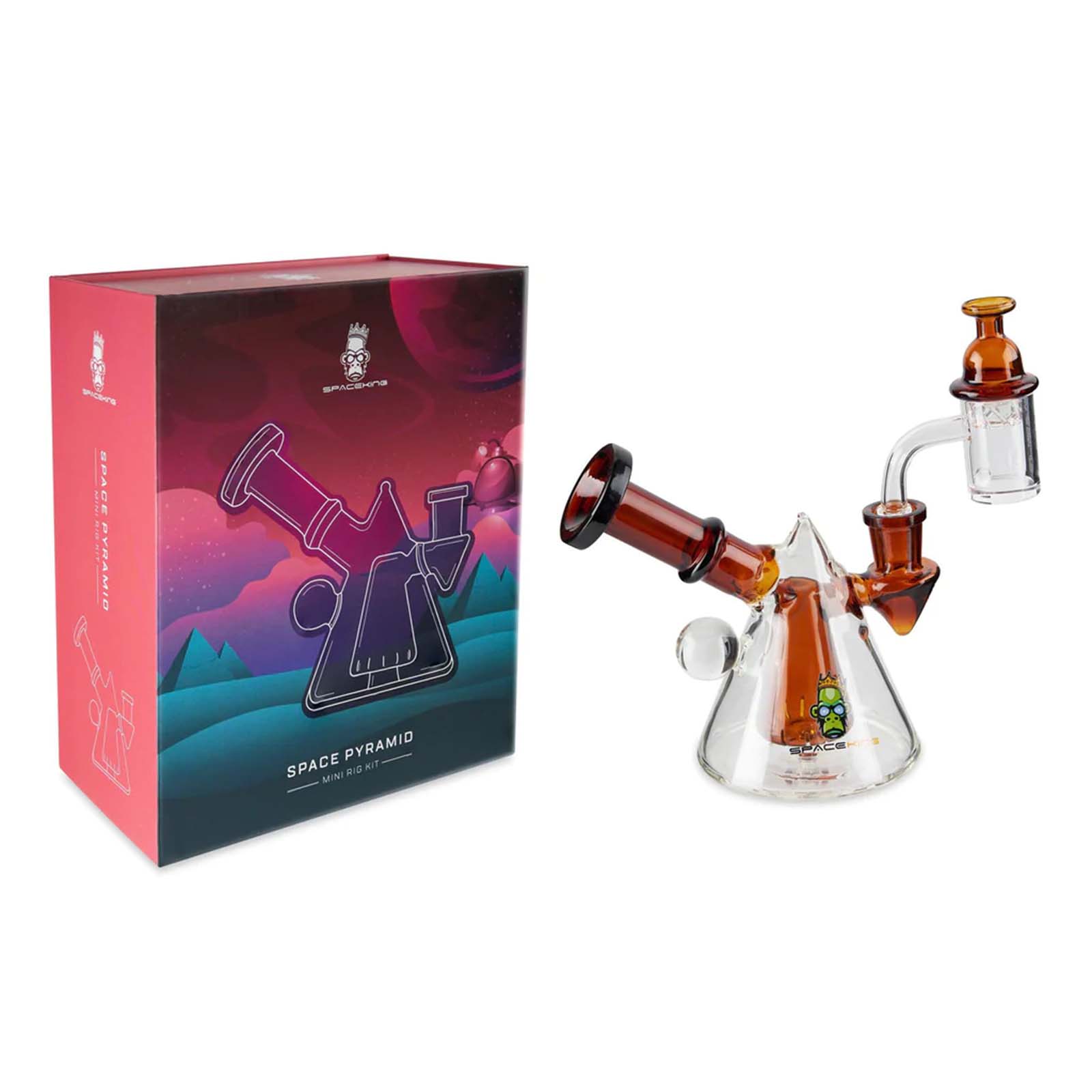Space Pyramid Mini Dab Rig – INHALCO