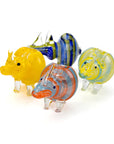 Standing Rhino Glass Hand Pipe