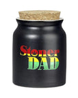 Stoner Dad Rasta Letters Stash Jar