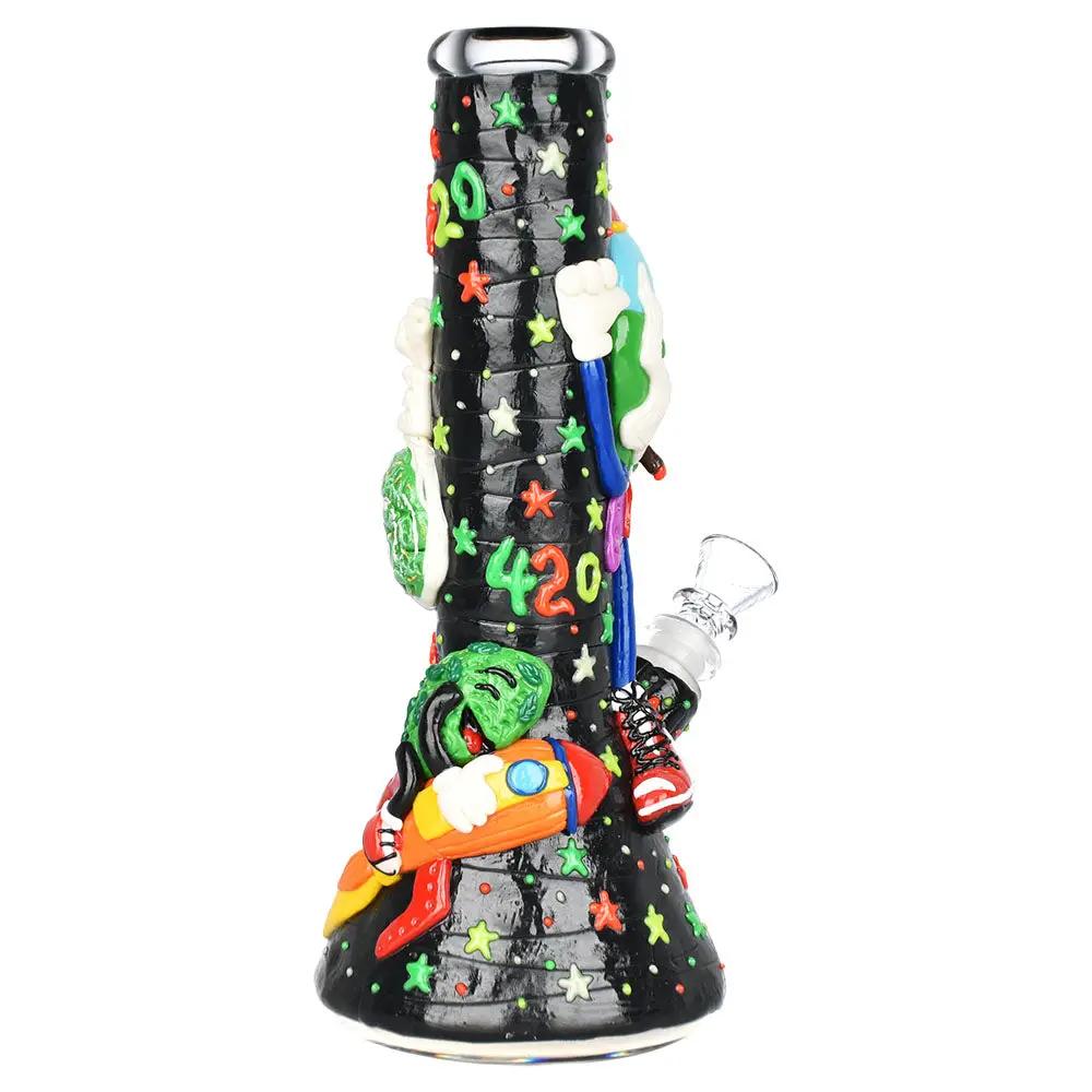 Stoney Rocket Bro 3D Painted Bong