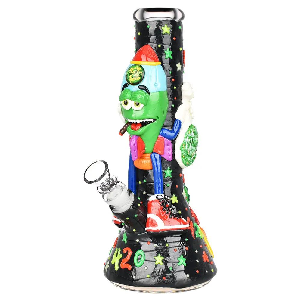 Stoney Rocket Bro 3D Painted Bong