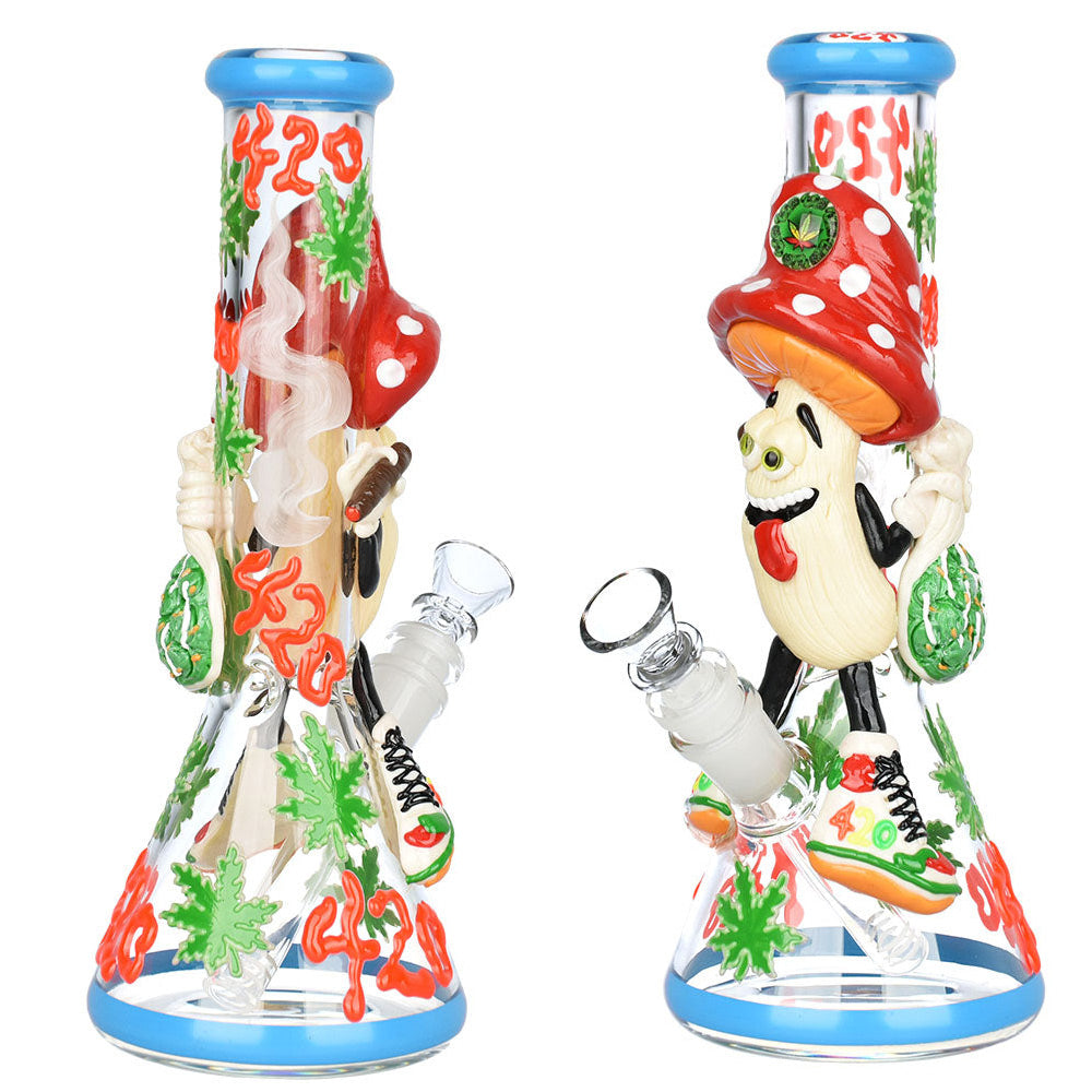 Stoney Shroom Bro 3D Painting Bongs - INHALCO