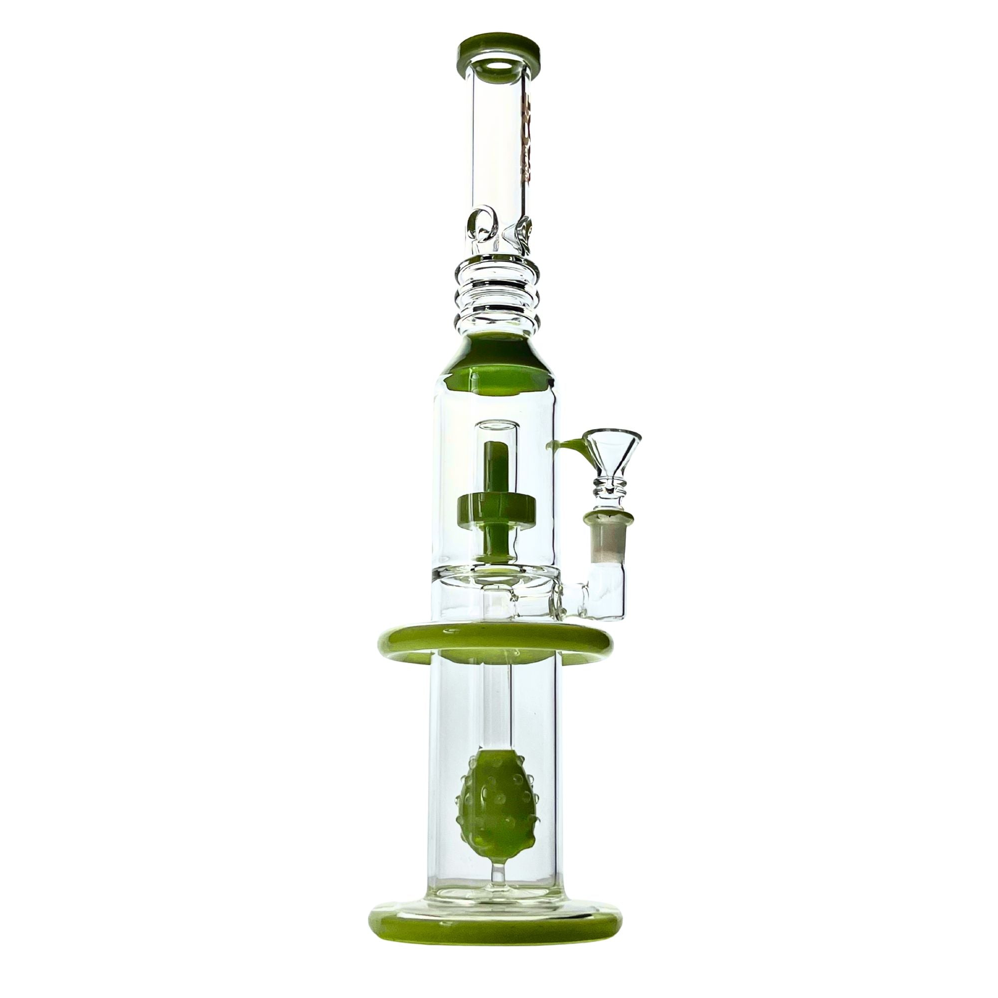 StormCell 16 inch Dual Perc Bong in Green