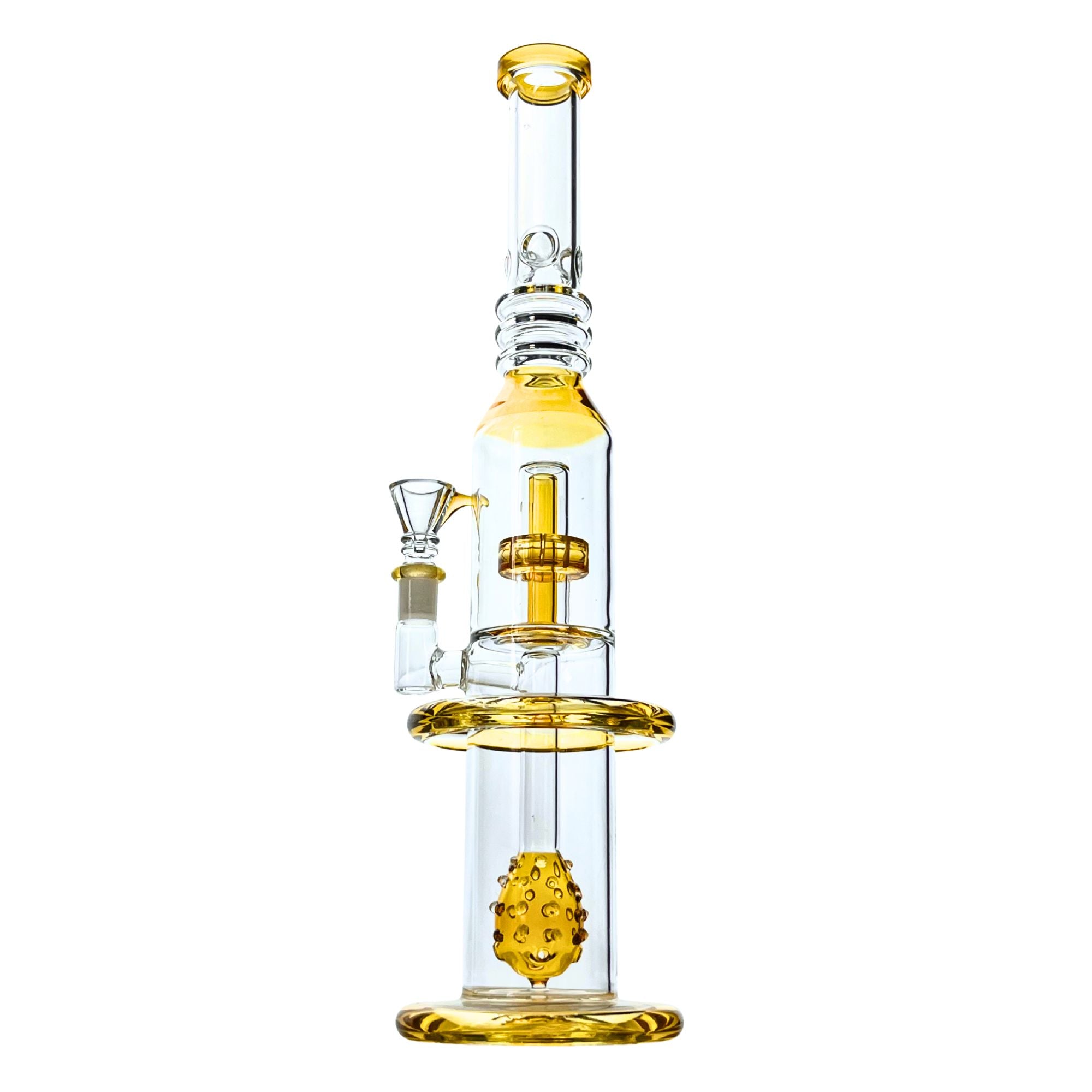 StormCell 16 inch Dual Perc Bong in Yellow