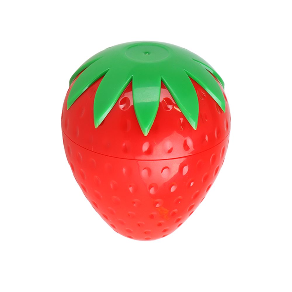 Strawberry Plastic Storage Jar - inhalco