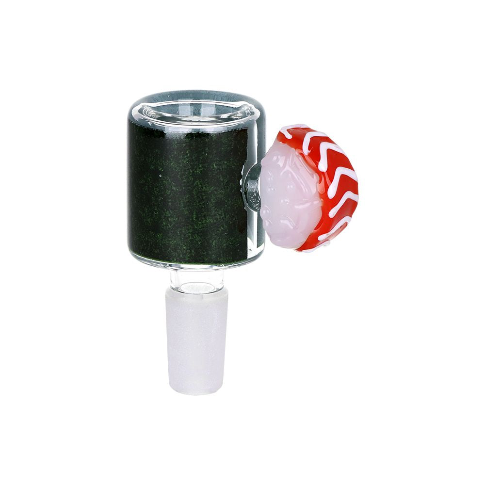 Sushi Time Bubble Base Glass Water Bong 12.5" 