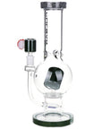 Sushi Time Bubble Base Glass Water Bong 12.5" 
