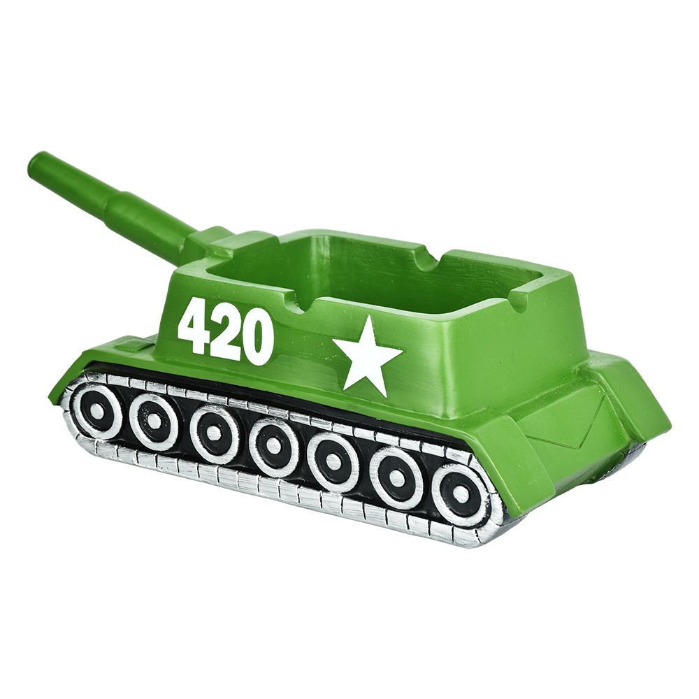 Tank Ceramic Car Ashtray