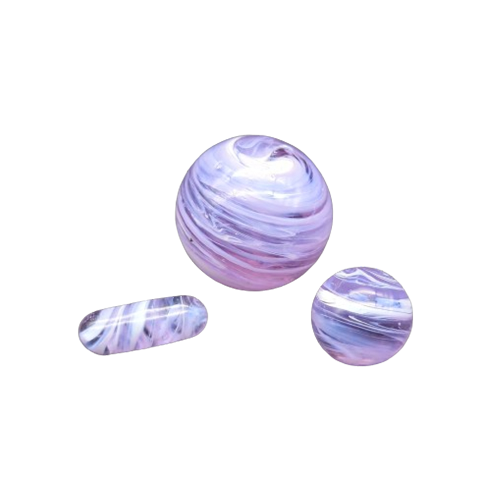 Terp Slurpers Color Swirl Marble Set 3 Piece - INHALCO