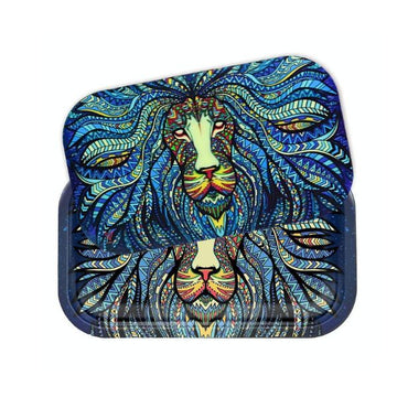 Tribal Lion 3D Cool Rolling Tray 3D - INHALCO