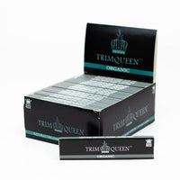 Trim Queen®️ Premium King Size Organic Rolling Papers Box of 50
