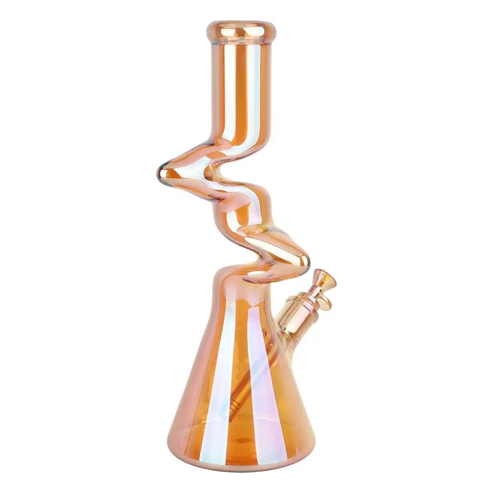 Twisty Tunnel Electroplated Bong - inhalco