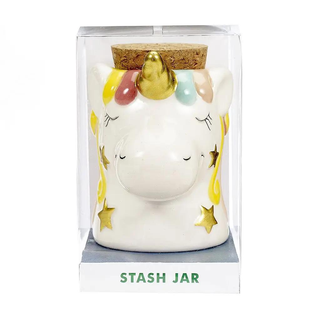 Unicorn Stash Jar for Weed