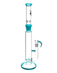 Upscale Horn Straight Tube Bong with Inline Perc