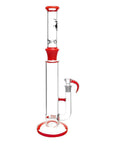 Upscale Horn Straight Tube Bong with Inline Perc