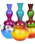 Vase Ombre Soft Glass Round Bong