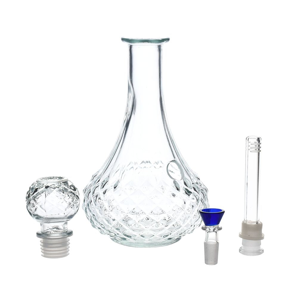 Vintage Decanter Style Crystal Bong with Cap