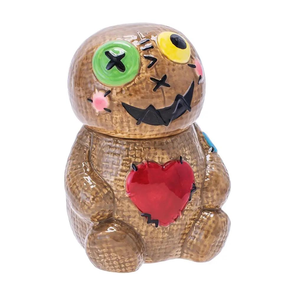 Voodoo Doll Ceramic Stash Jars - inhalco