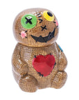 Voodoo Doll Ceramic Stash Jars - inhalco