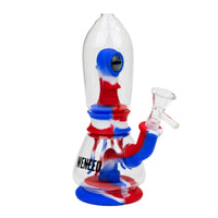 WENEED®- 7" Silicone Monster Double Filter Bong - INHALCO
