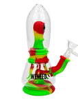 WENEED®- 7" Silicone Monster Double Filter Bong - INHALCO