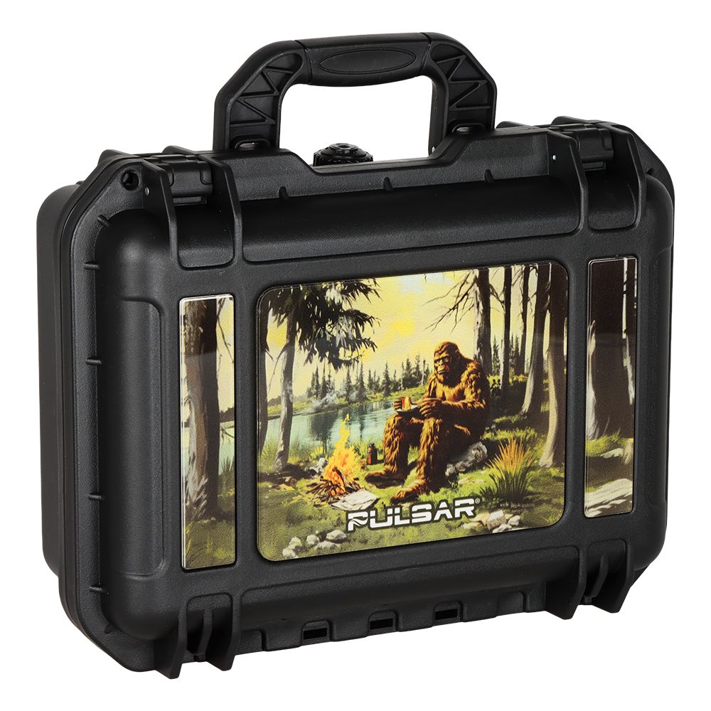 Pulsar Bent Neck Water Pipe Smoker's Hard Case Travel Set