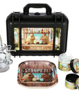 Pulsar Bent Neck Water Pipe Smoker's Hard Case Travel Set