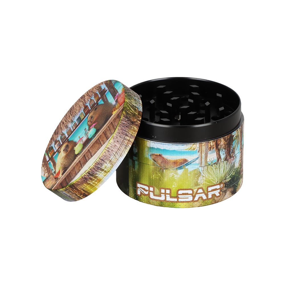 Pulsar Bent Neck Water Pipe Smoker's Hard Case Travel Set