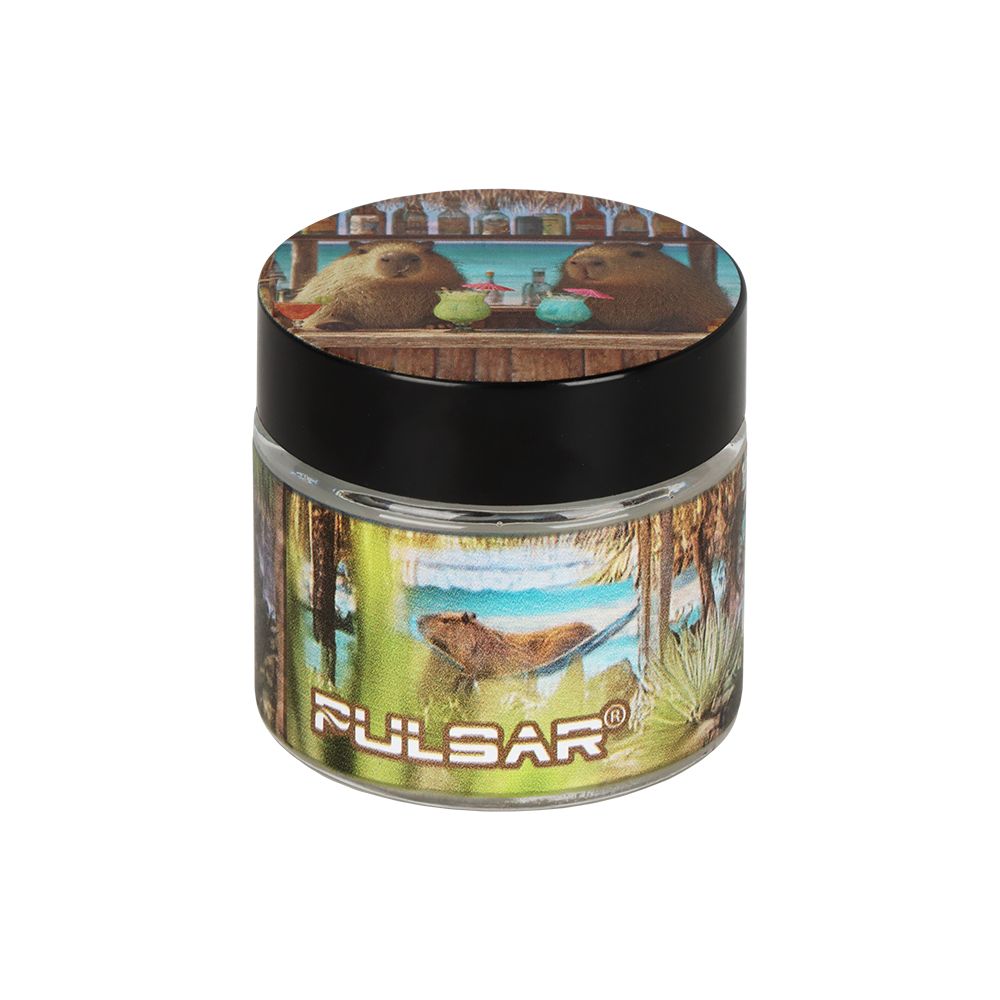 Pulsar Bent Neck Water Pipe Smoker's Hard Case Travel Set