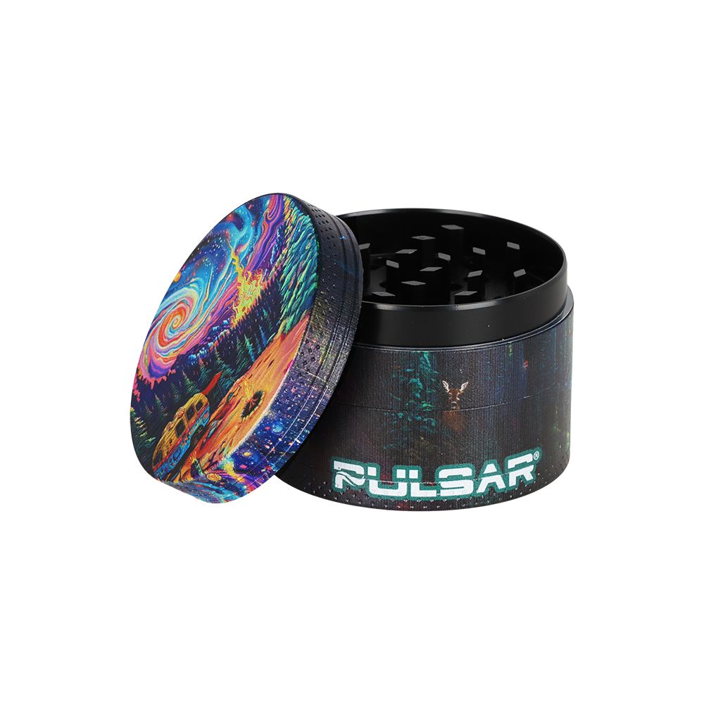 Pulsar Bent Neck Water Pipe Smoker's Hard Case Travel Set