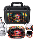 Pulsar Bent Neck Water Pipe Smoker's Hard Case Travel Set