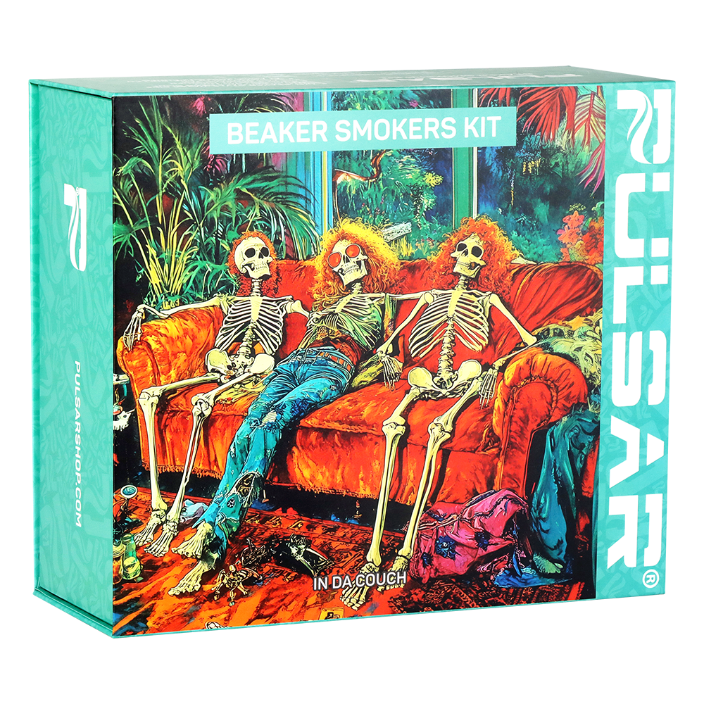 Pulsar Design Series Beaker Water Pipe Smoker&#39;s Kit