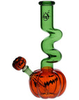 Pulsar Twisty And Wicked Jack-O-Lantern Glass Water Pipe