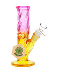 SeshGear Twist Ombre Straight Tube Glass Water Pipe
