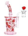 Pulsar Valentine's Rose Glass Dab Rig Set