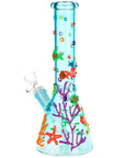 SeshGear Coral Reefer G.I.T.D Beaker Glass Water Pipe
