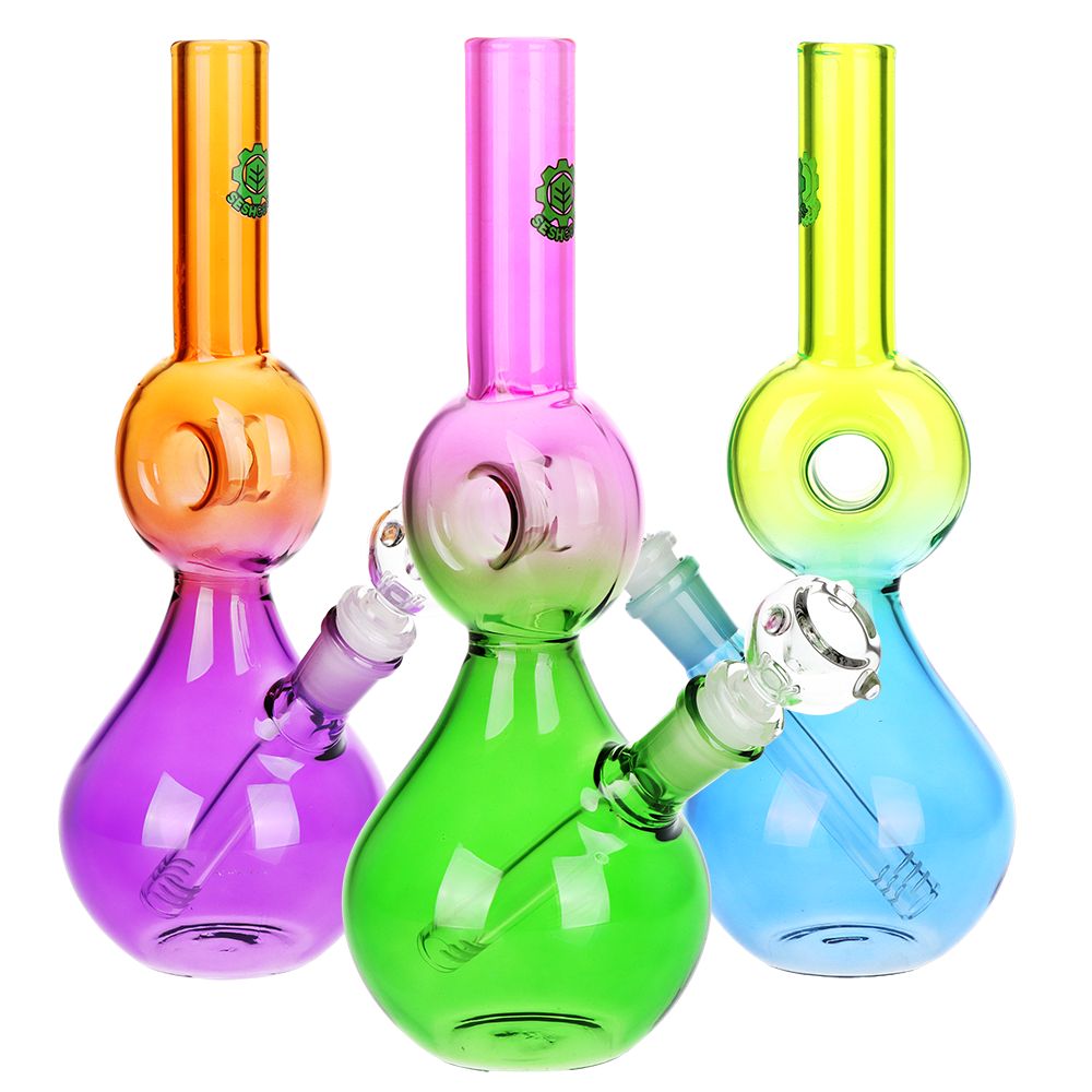 3CT BUNDLE - SeshGear Donut Ombre Glass Water Pipe