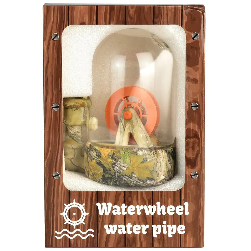 Waterwheel Bell Jar Water Pipe - inhalco