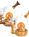 Waterwheel Bell Jar Water Pipe - inhalco