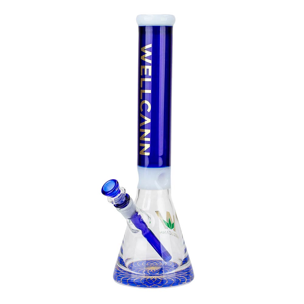 16" Colored Beaker Bong with Thick Base - INHALCO