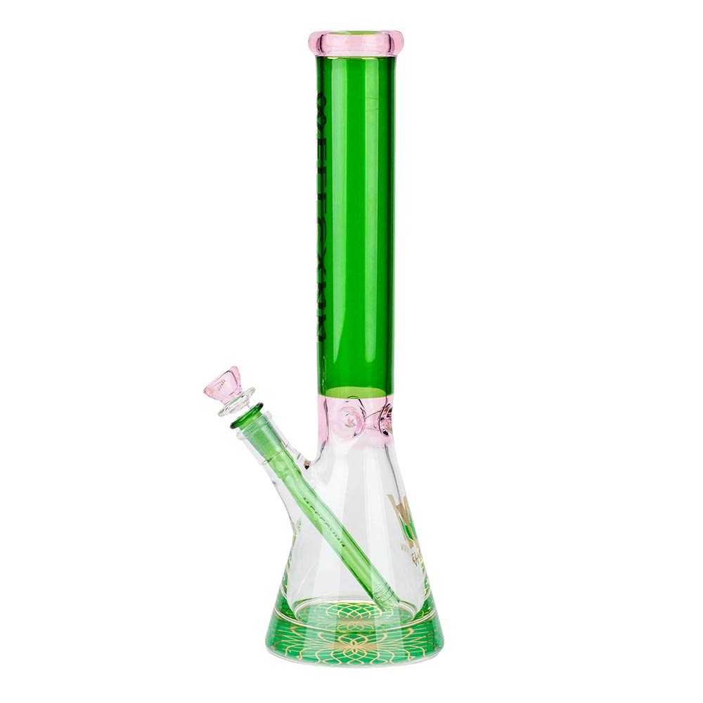 16&quot; Colored Beaker Bong with Thick Base - INHALCO
