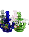 WellCann 6" Double Loop Recycler Rig with Banger