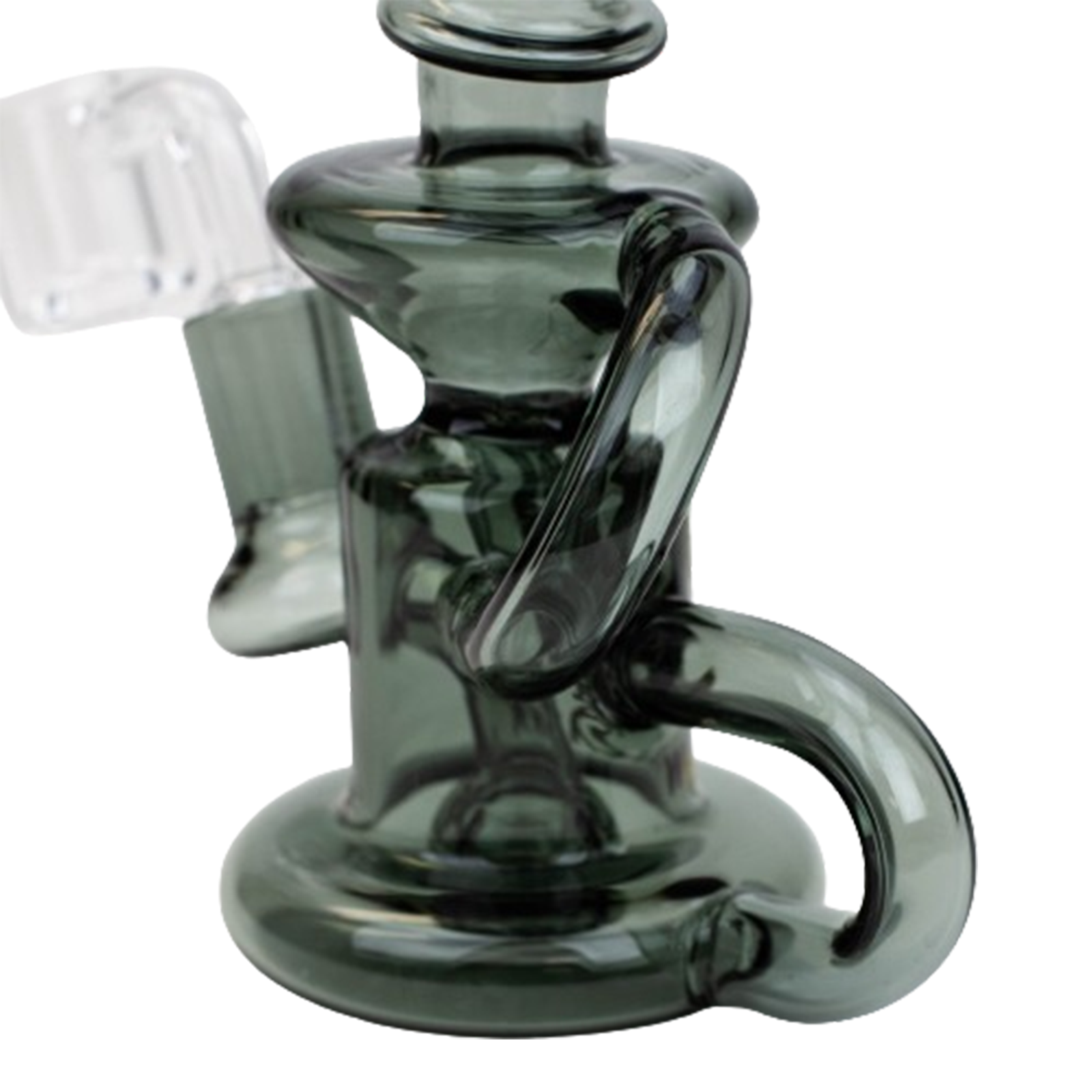 WellCann 6&quot; Double Loop Recycler Rig with Banger - INHALCO